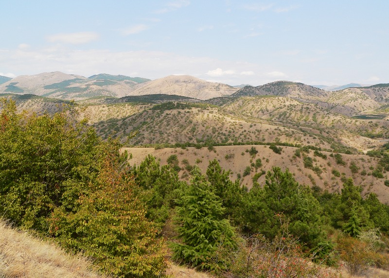 Le distese sopra le montagne della Crimea