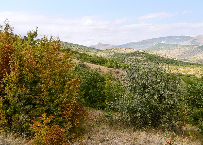 Le distese sopra le montagne della Crimea