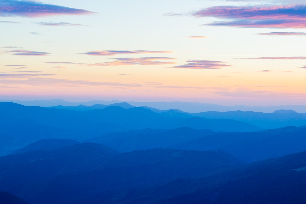 In mountains (Carpathians)