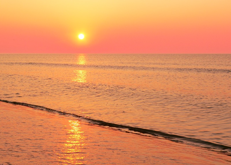Sunrise Over the Sea