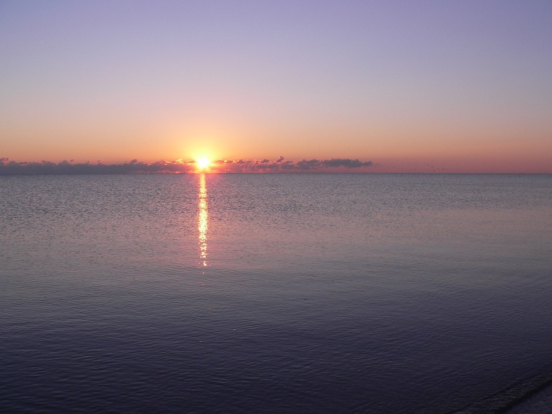 Sunrise Over the Sea