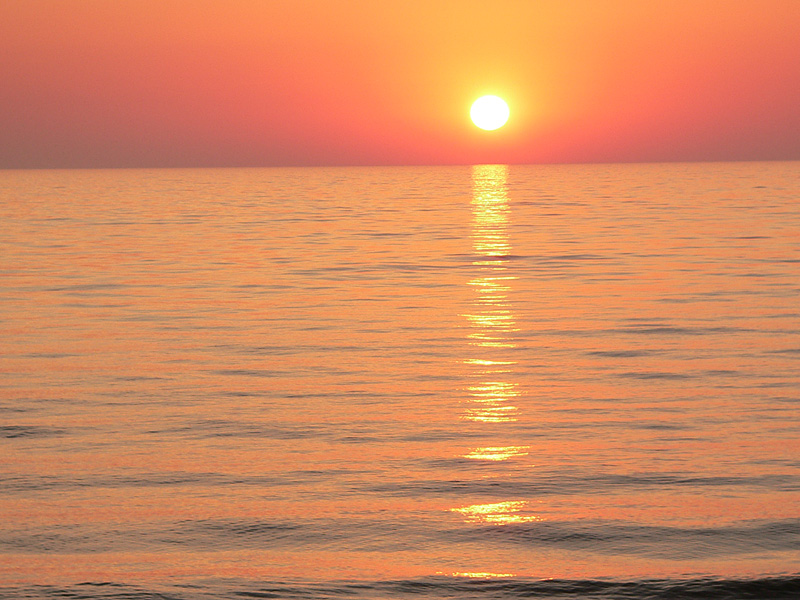 Sunrise Over the Sea