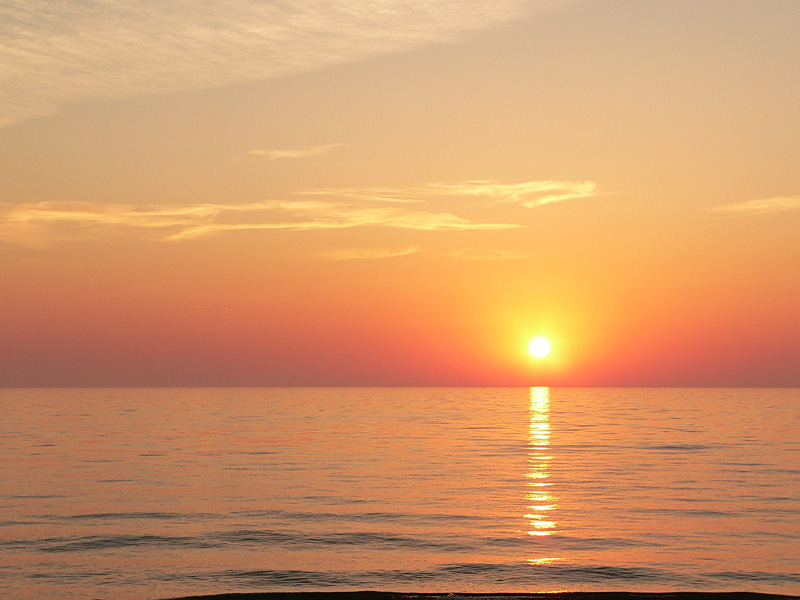 Sunrise Over the Sea