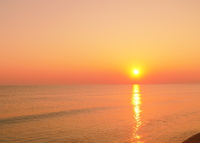 Sunrise Over the Sea