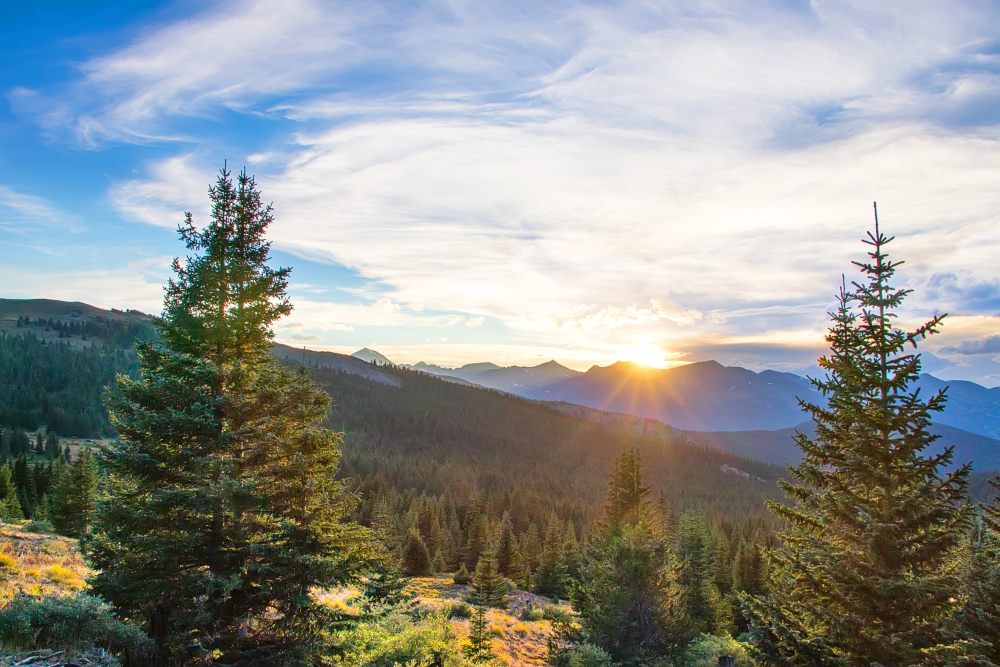 Sunset Near Boreas Pass