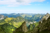 Expanse over the mountains