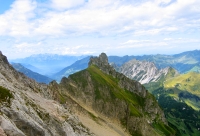 Expanse over the mountains