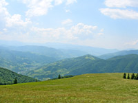 Expanse over the mountains