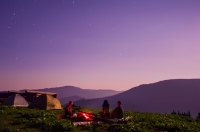 In mountains (Carpathians)