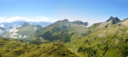 In mountains
