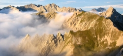 In mountains