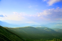 Expanse over the mountains