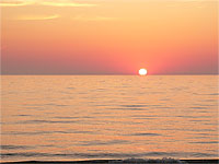 Sunrise Over the Sea