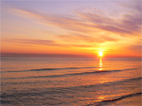 Sunrise Over the Sea