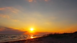 Sunset over Black Sea